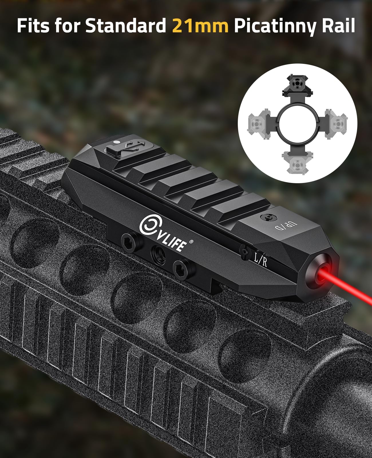 CVLIFE Low Profile Laser Sight - Industrial Laser Gun review and price