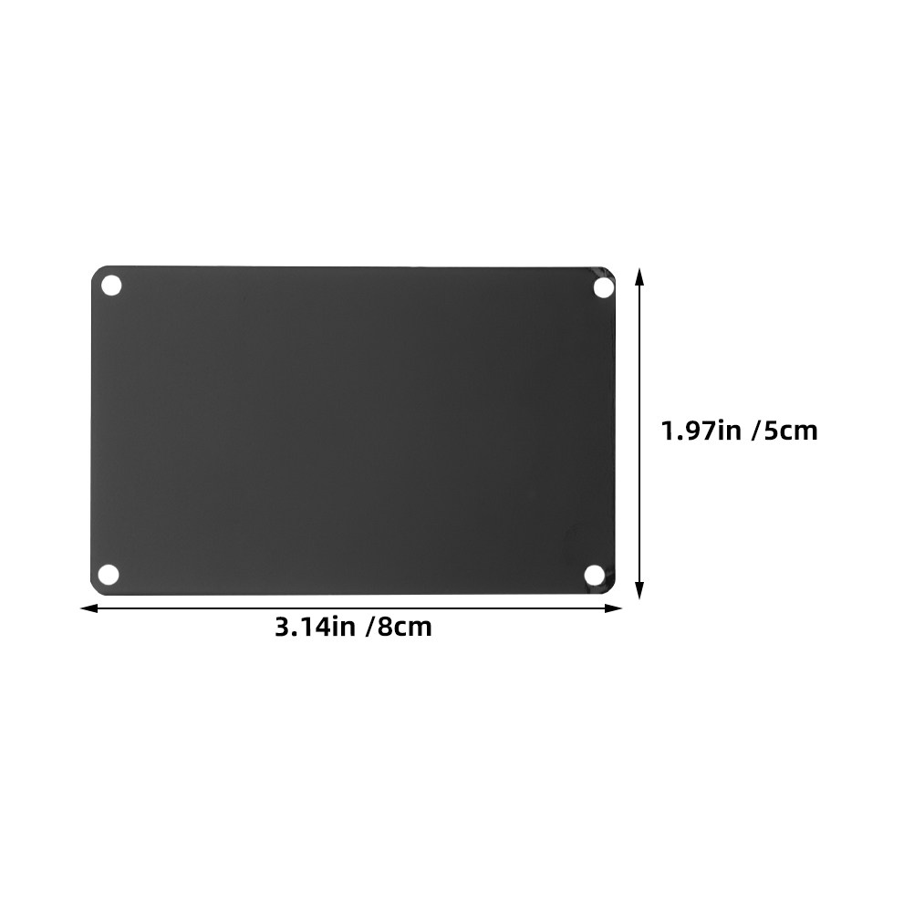 10Pcs Blank Aluminum Nameplate - Industrial Laser review and price