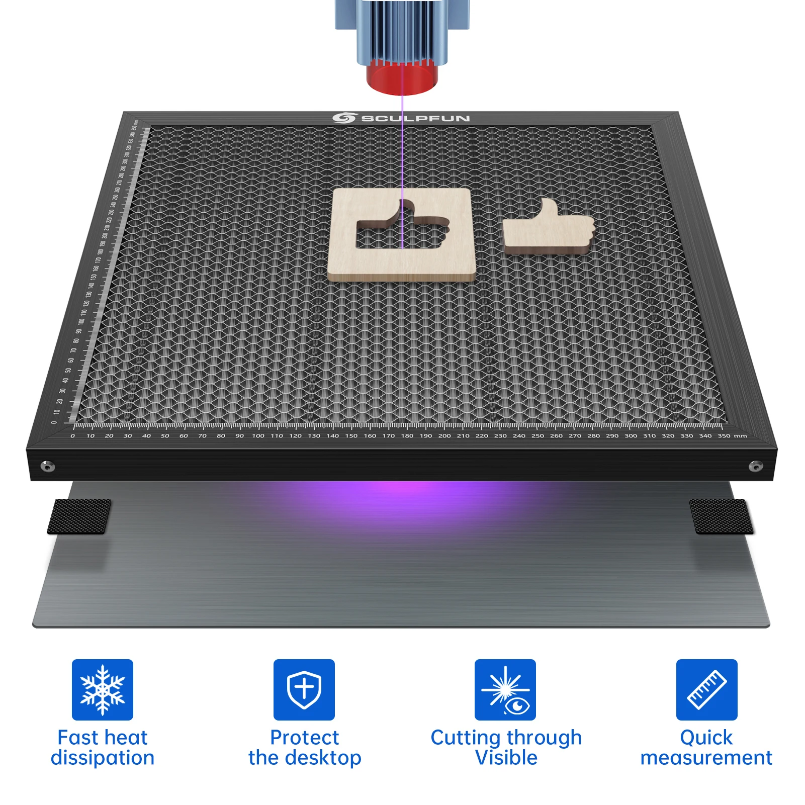 Laser Engraver Work Bed Honeyc - Co2 Laser Engraving Machine review and price