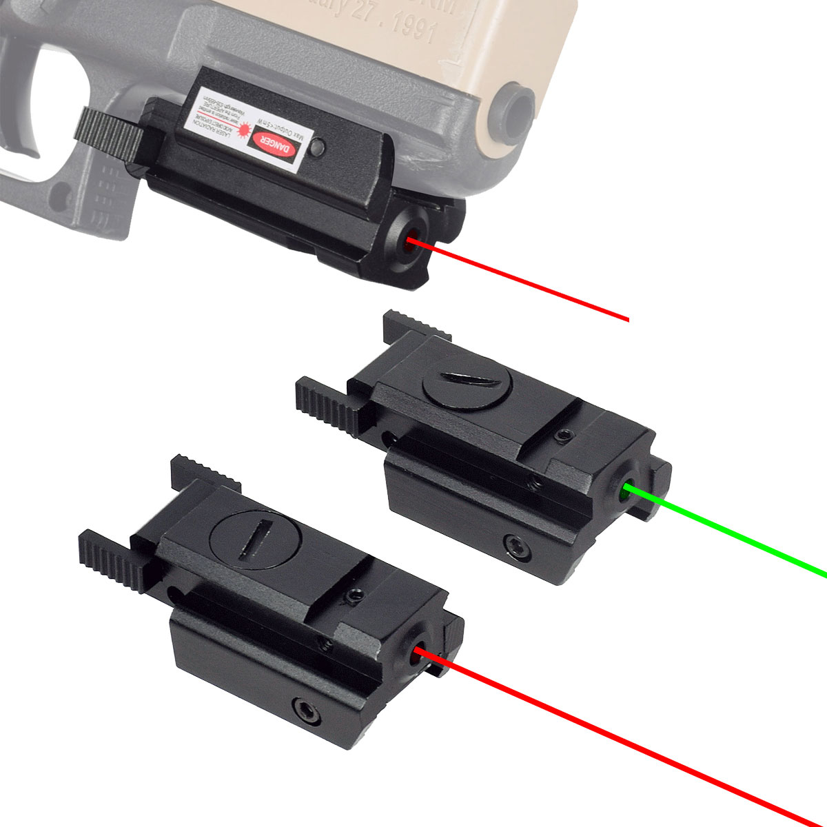 Tactical Red Green Dot Laser S - Industrial Laser Gun review and price